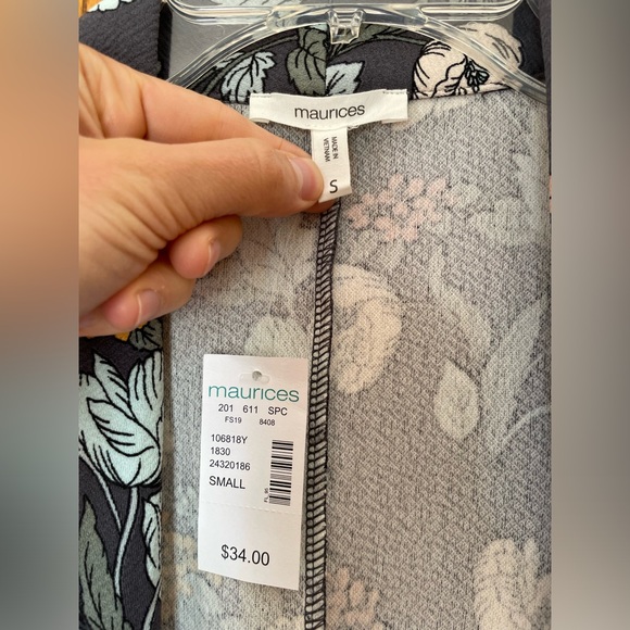 Maurices Floral Jacket - NWT - Picture 3 of 3